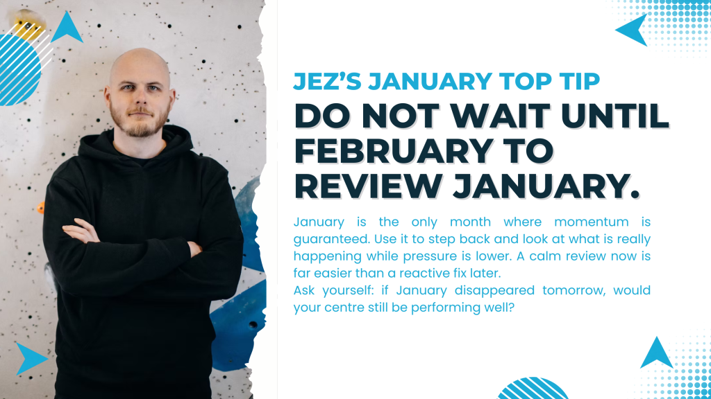 Jez's Top Tip: Make January count beyond footfall