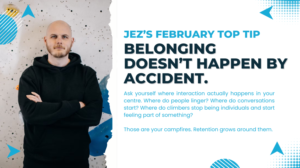 Jez's Top Tip: Build community rituals